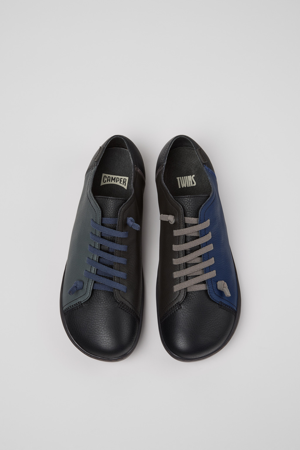 Twins Black Leather Shoes for Men. - Image 4