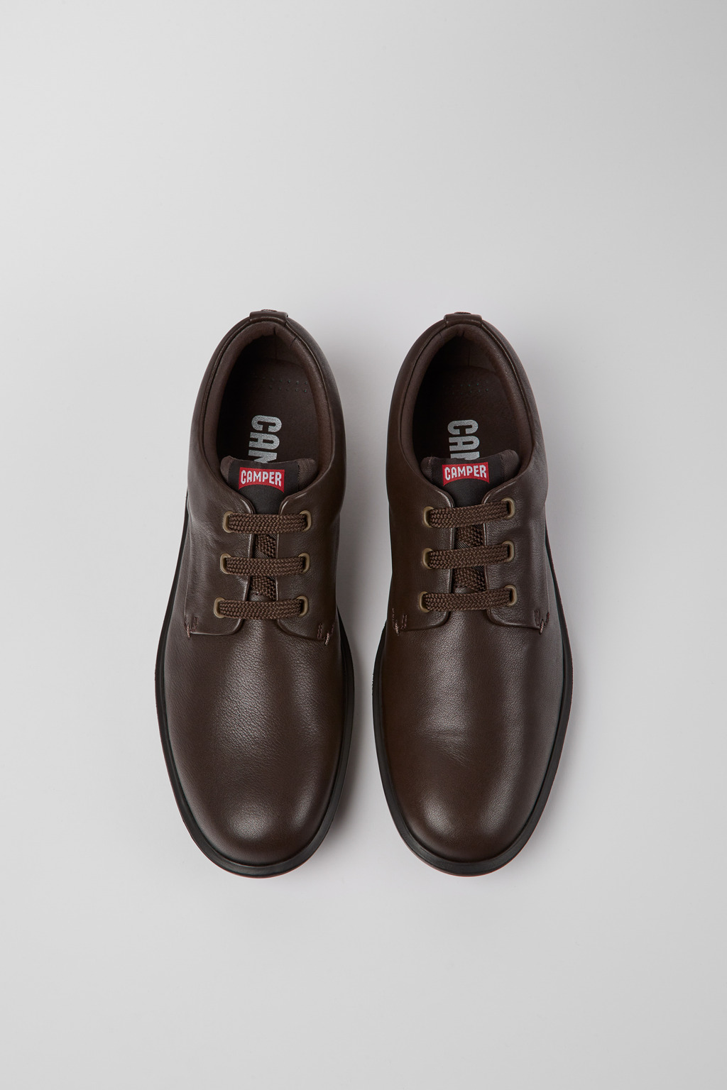 Atom Work Brown Leather Shoes for Men. - Image 4