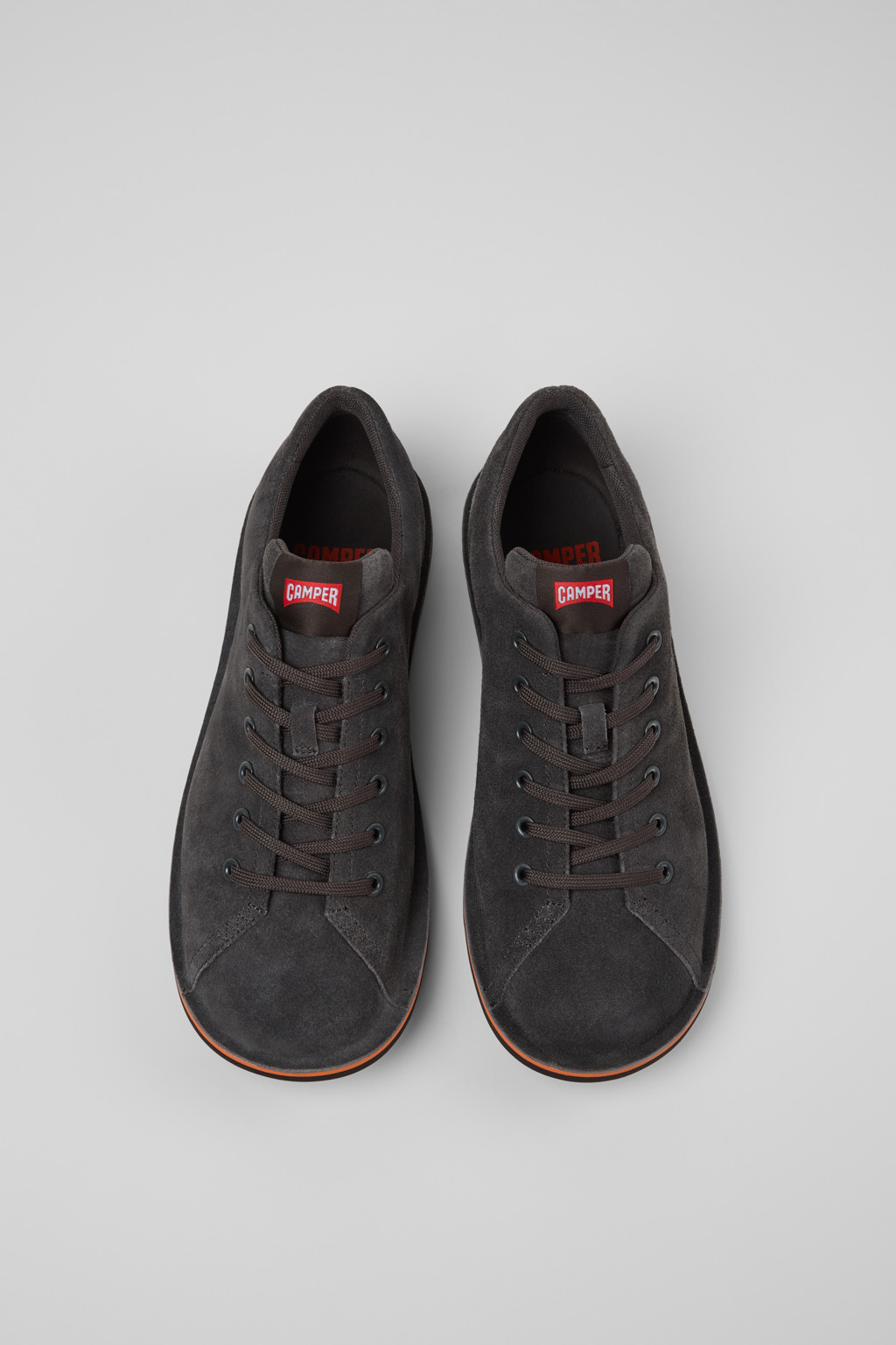 Beetle Gray Suede Leather Shoes for Men. - Image 4