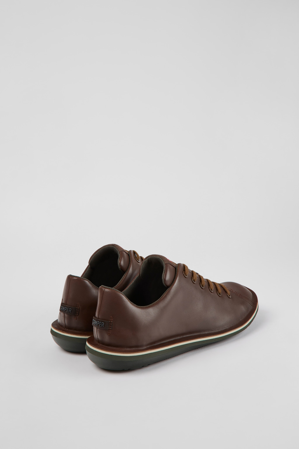 Beetle Brown leather shoes for men - Image 3