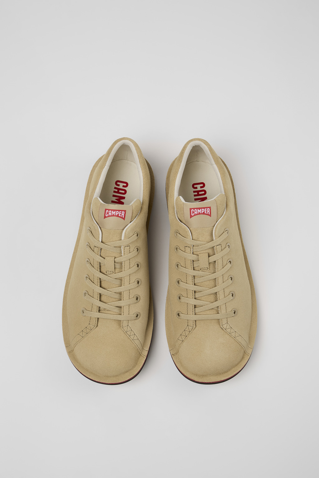 Beetle Beige Leather Shoe for Men - Image 4