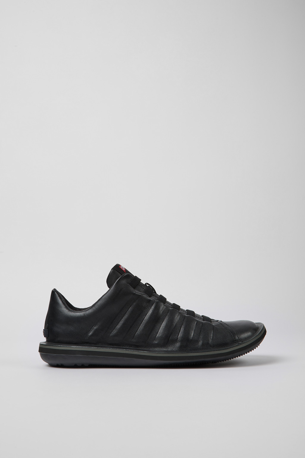 Beetle Black Leather Shoes for Men. - Image 2