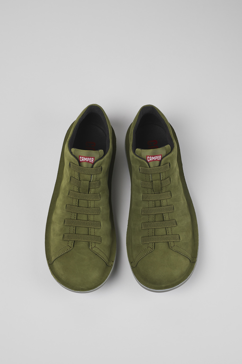 Beetle Green Nubuck Low Sneaker for Men - Image 4