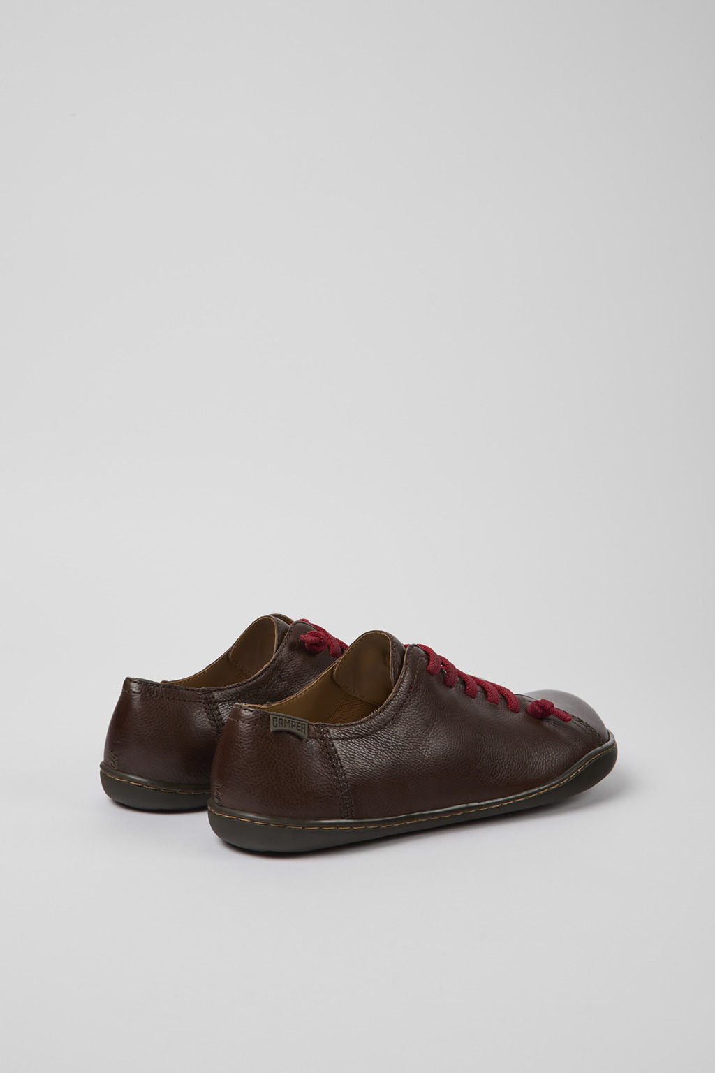 Peu Brown leather shoes for women - Image 3