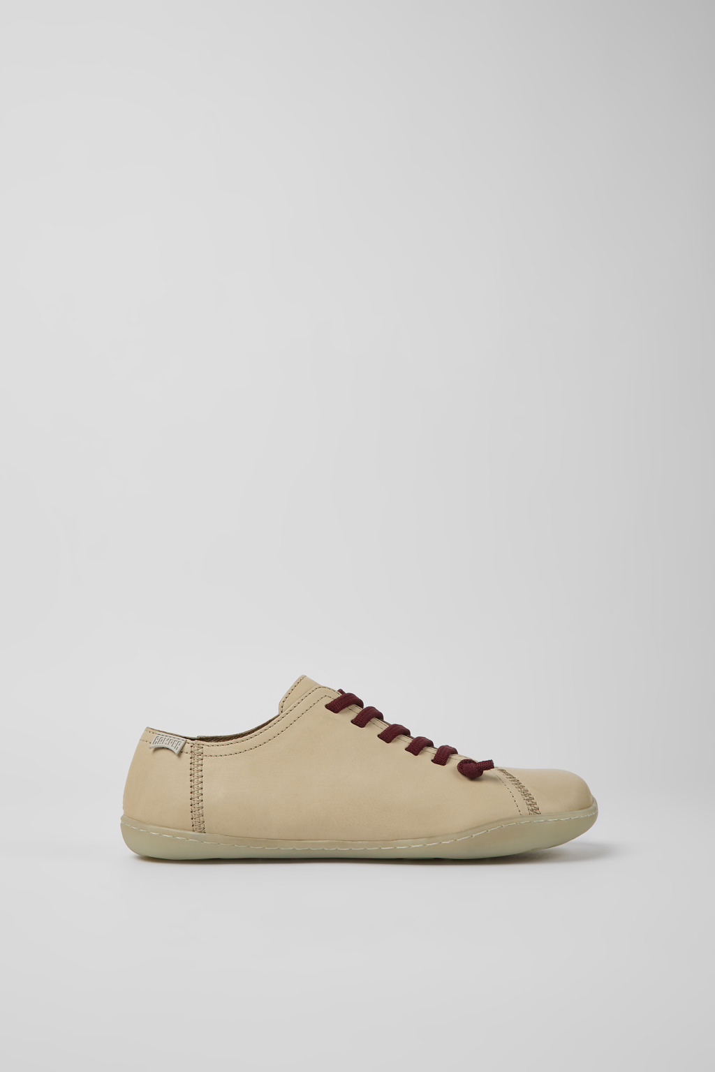 Peu Beige leather shoes for women - Image 2