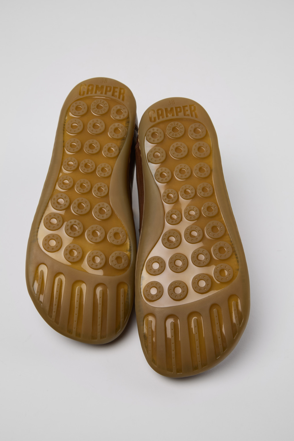 Peu Brown Leather Shoes for Women. - Image 5
