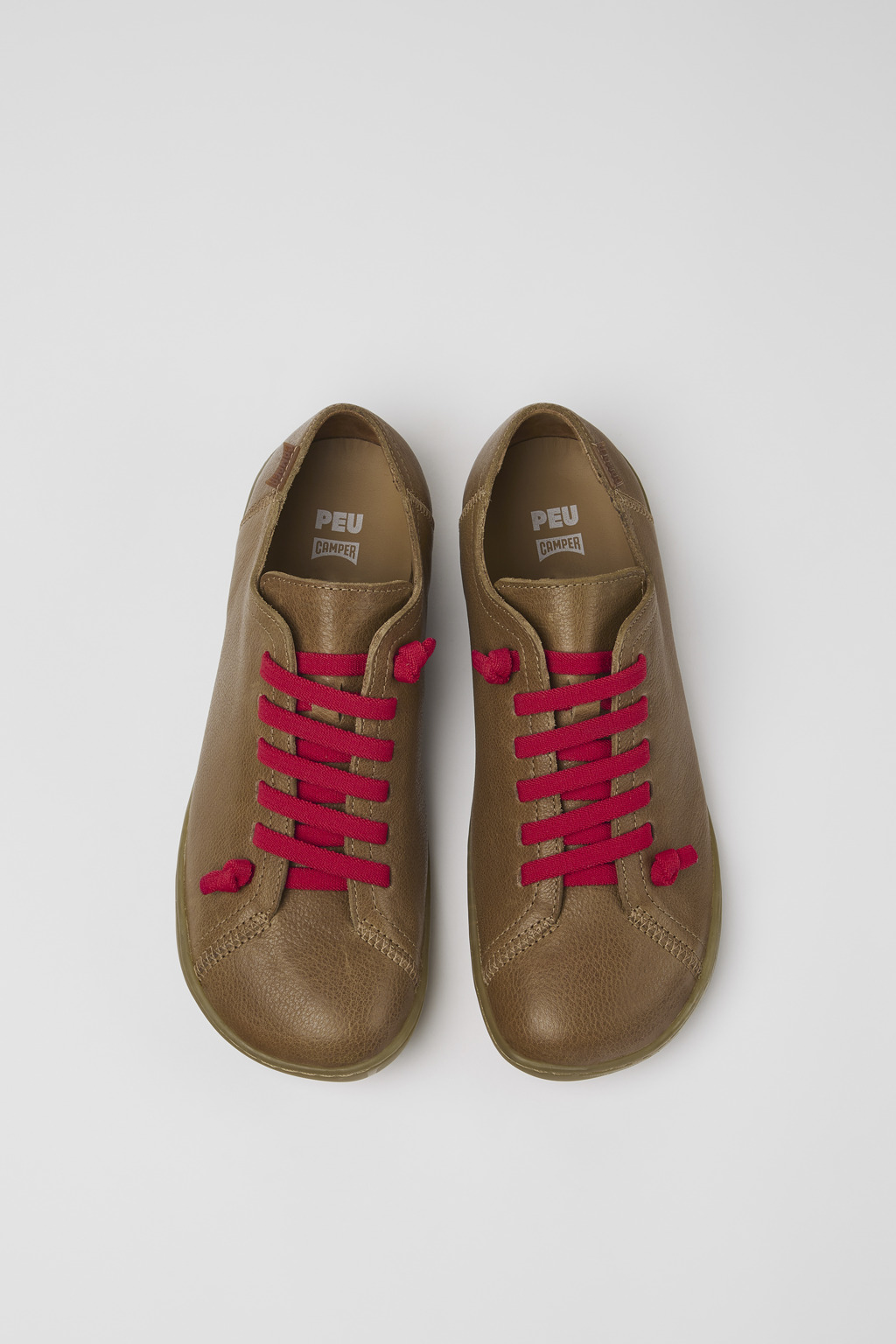 Peu Brown Leather Shoes for Women - Image 4