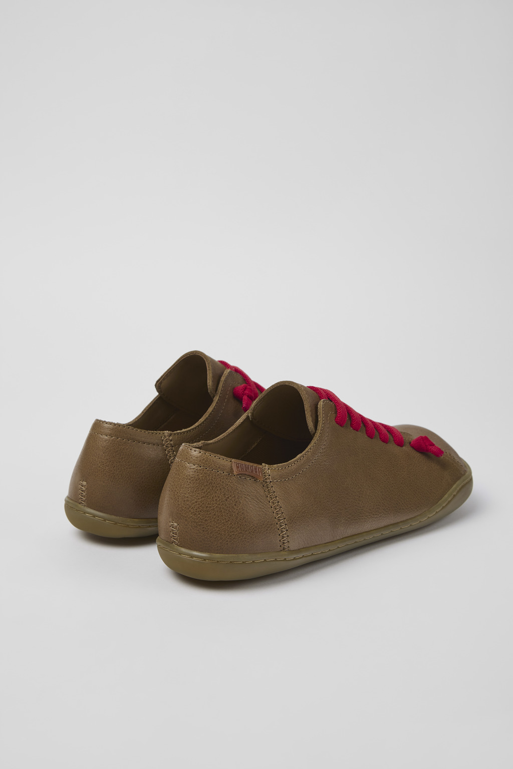 Peu Brown Leather Shoes for Women - Image 3