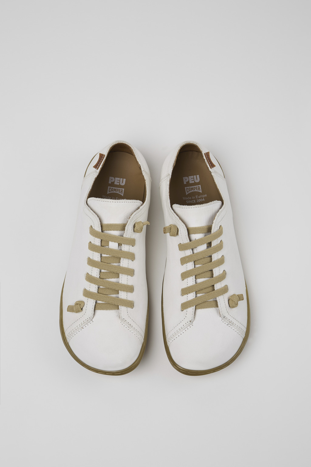 Peu White Leather Shoes for Women - Image 4