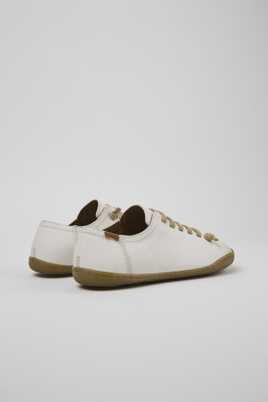 Peu White Leather Shoes for Women - Image 3