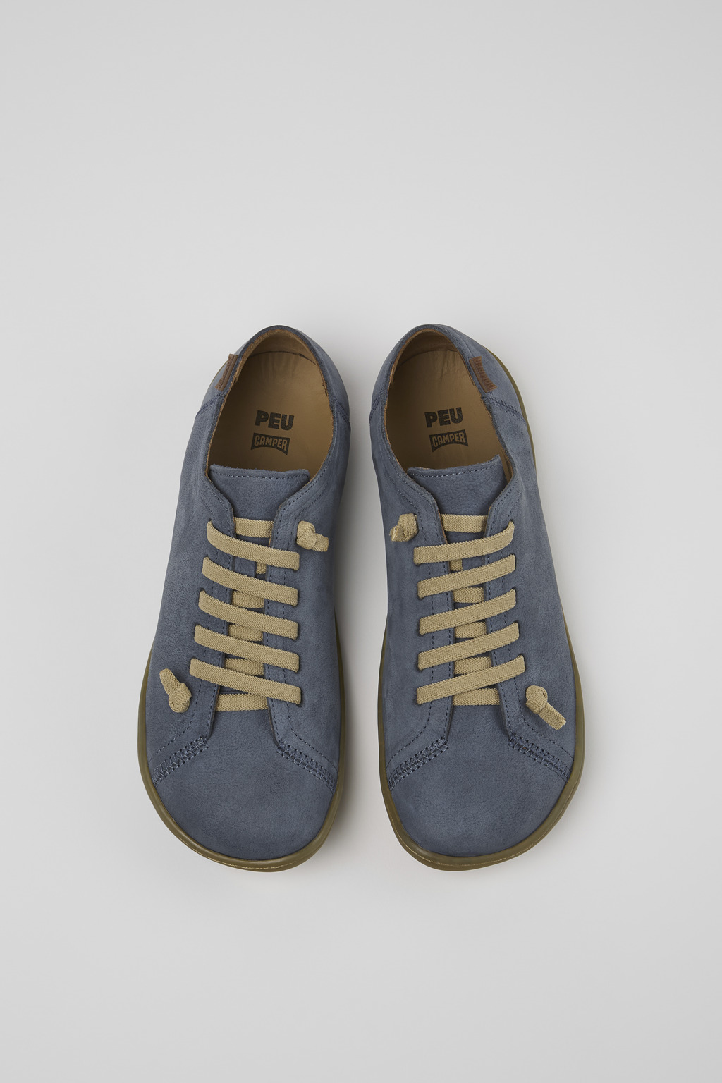 Peu Blue Nubuck Shoes for Women - Image 4
