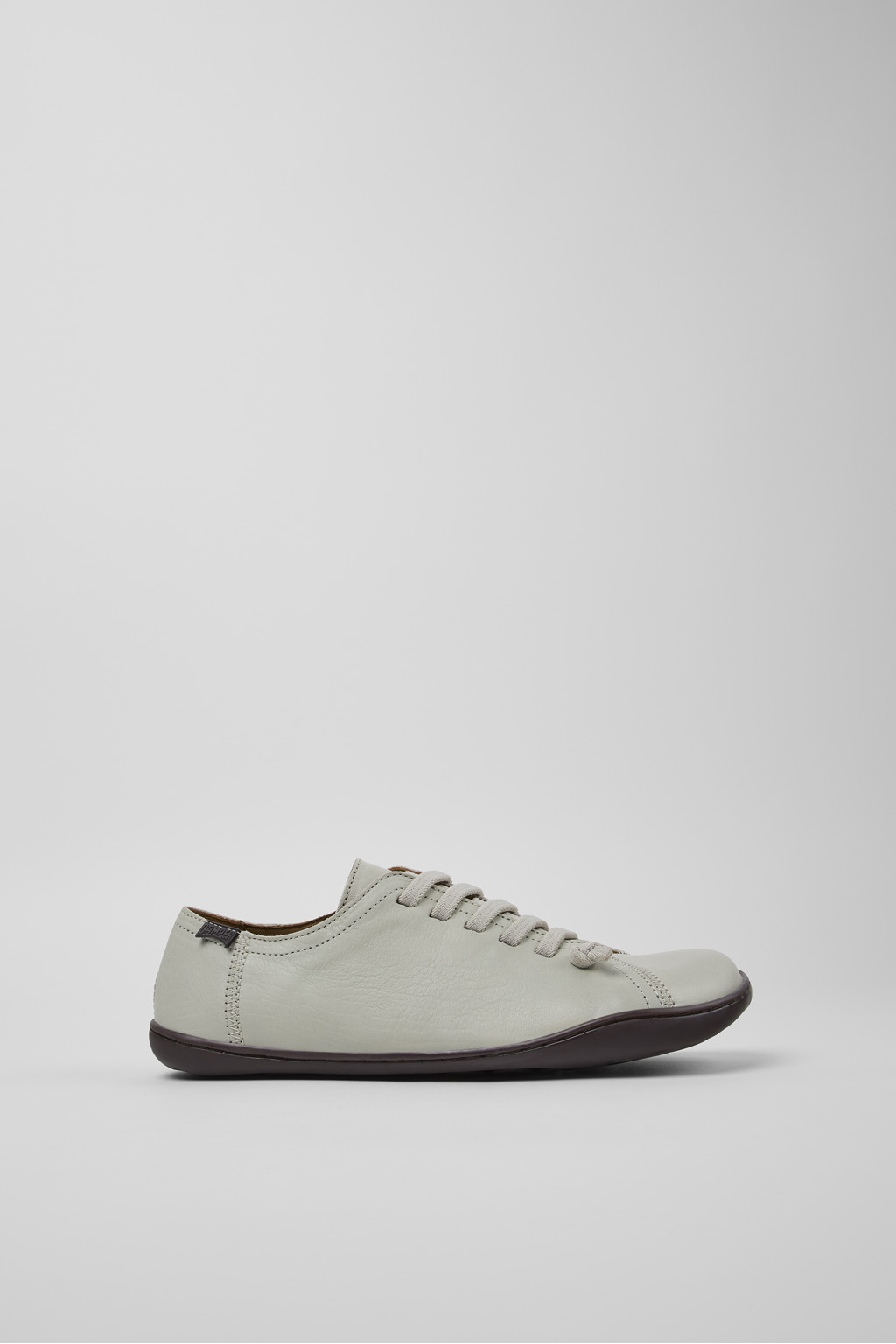 Peu Gray Leather Shoes for Women - Image 2