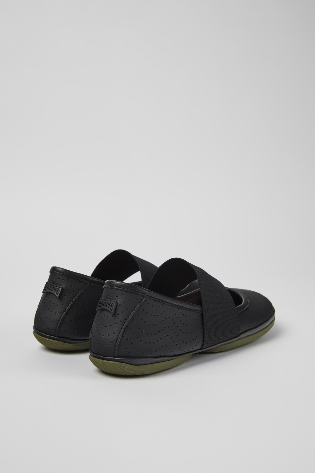Right Black Leather Mary Jane for Women - Image 3