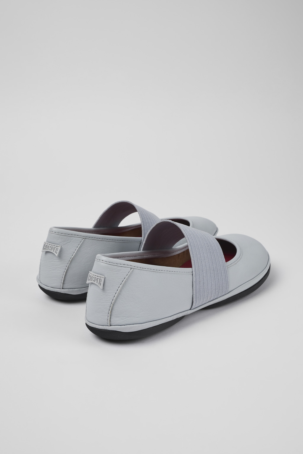 Right Gray Leather Mary Jane for Women - Image 3