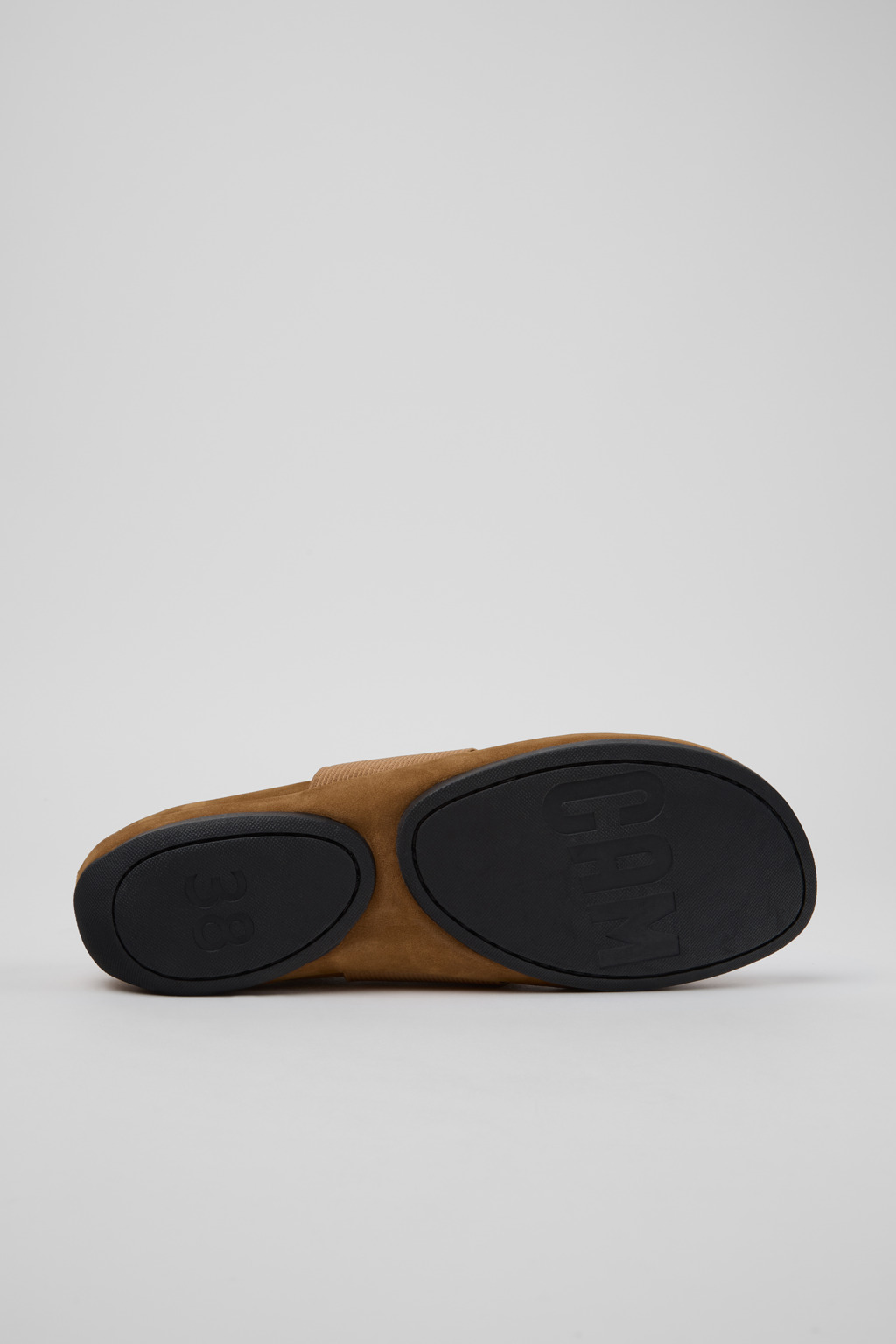 Right Nina Brown Nubuck Leather Ballerinas for Women. - Image 5