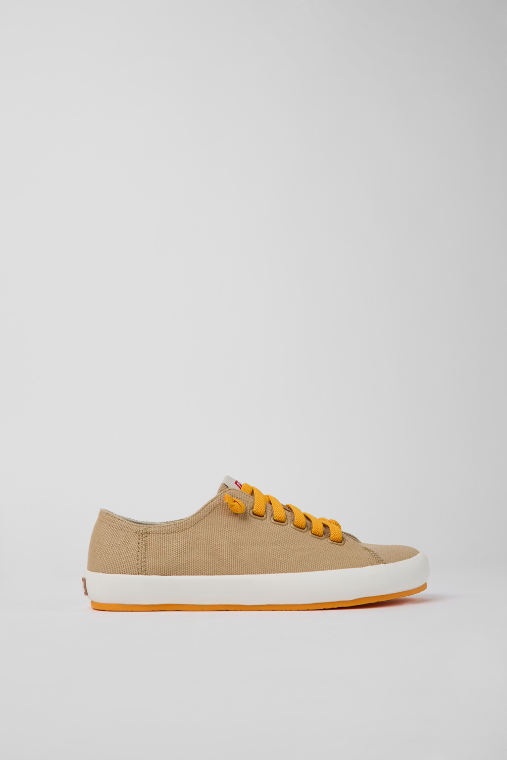 Peu Rambla Beige textile sneakers for women - Image 2