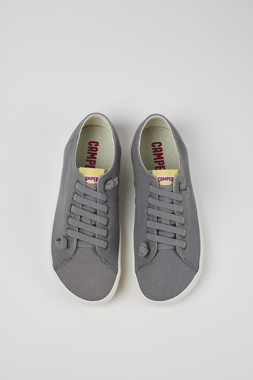 Peu Rambla Gray Textile Sneaker for Women - Image 4