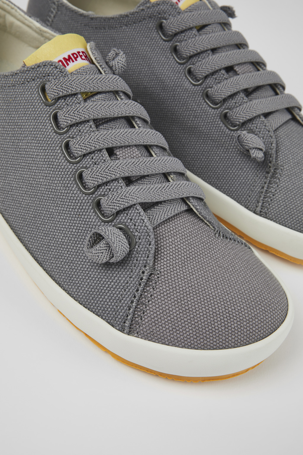 Peu Rambla Gray Textile Sneaker for Women