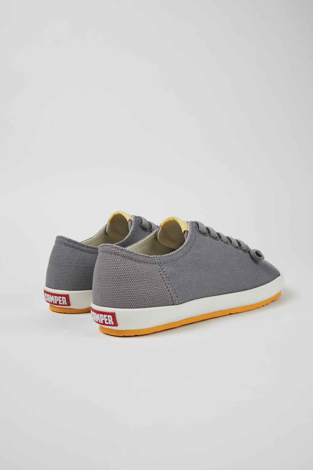 Peu Rambla Gray Textile Sneaker for Women - Image 3
