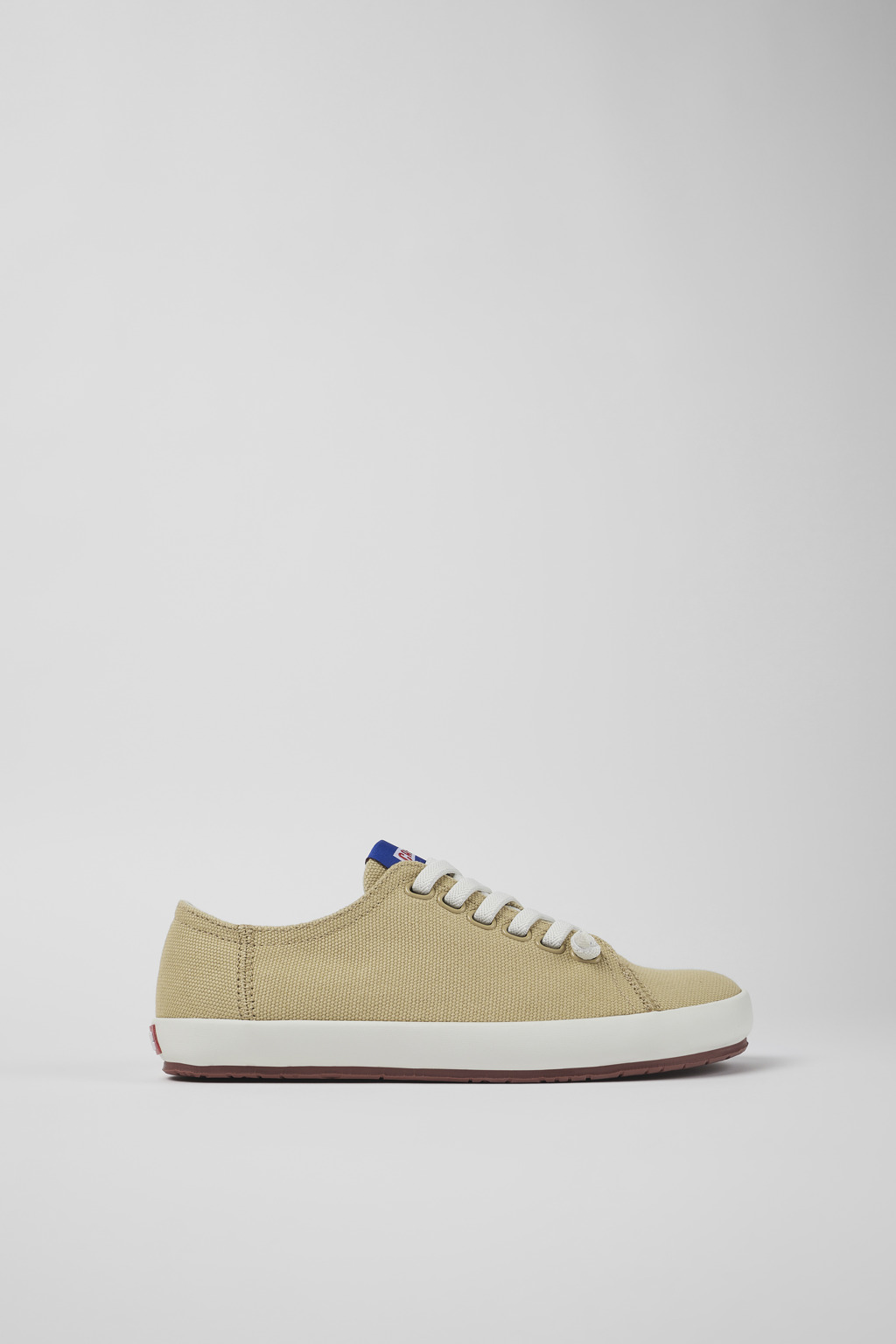 Peu Rambla Beige Textile Sneaker for Women - Image 2