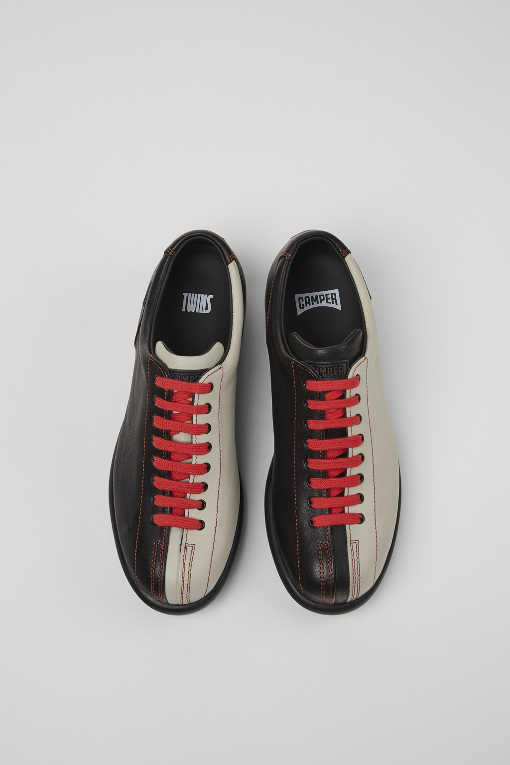 Twins Multicolored Leather Shoes for Women - Image 4