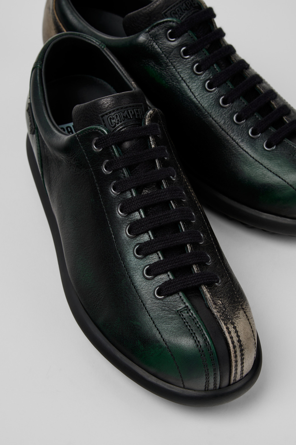Twins Multicolor Leather Shoes for Women.