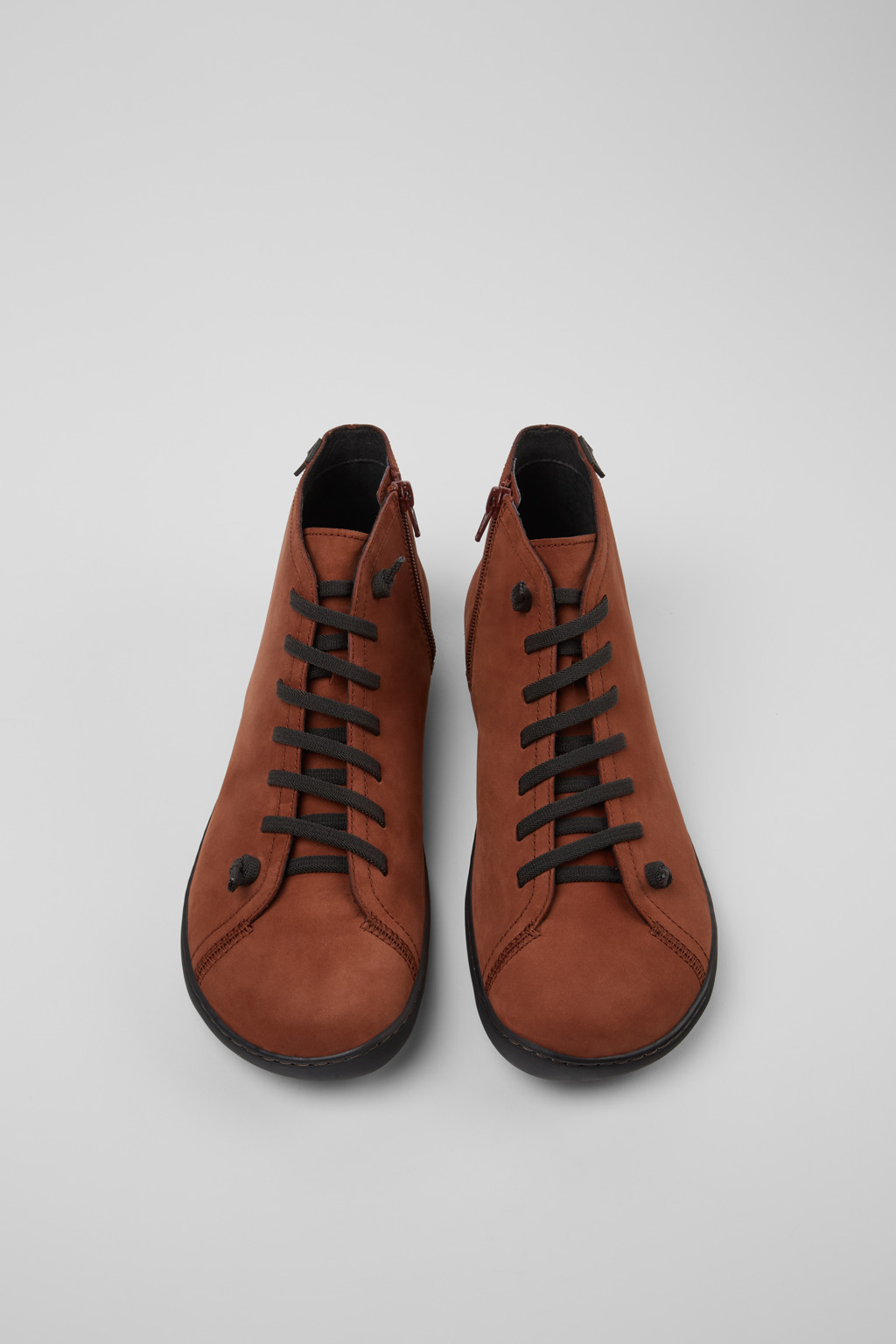 Peu Red nubuck ankle boots for men - Image 4