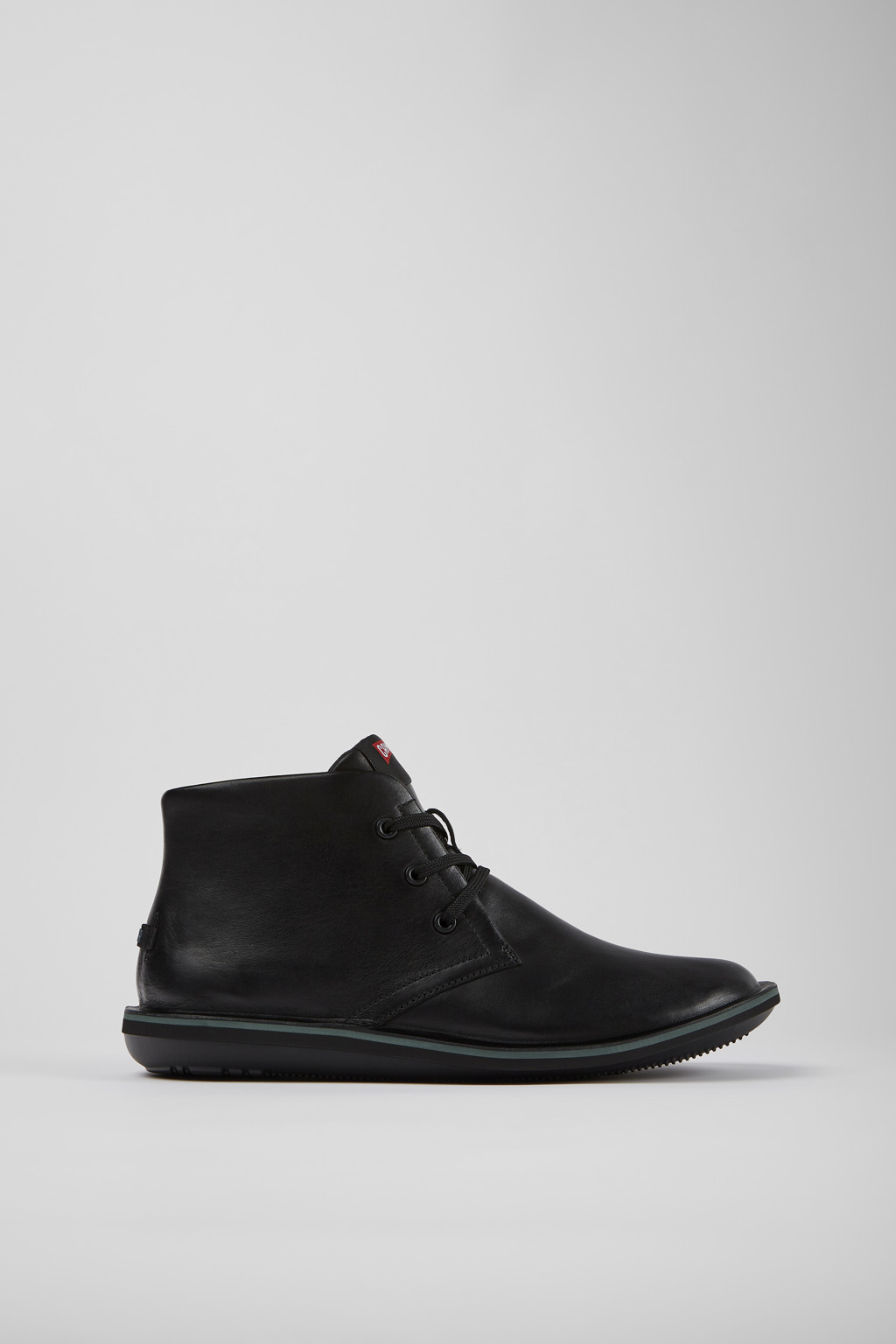Beetle Black leather ankle boots for men - Image 2