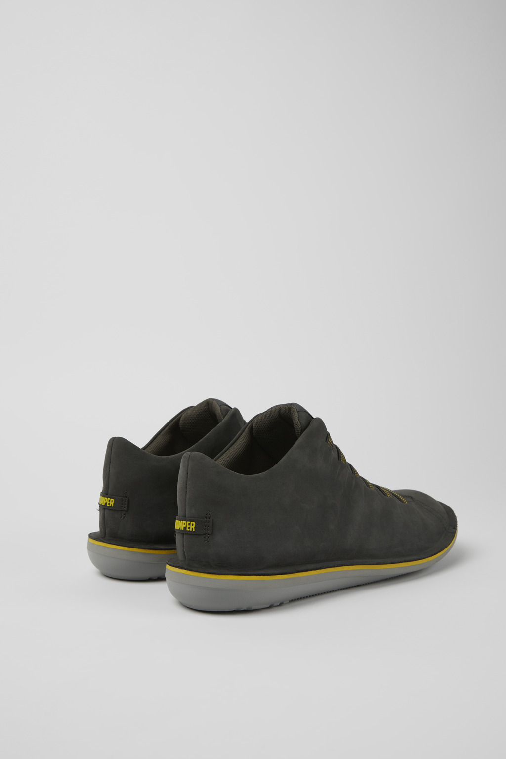 Beetle Dark gray nubuck ankle boots for men - Image 3