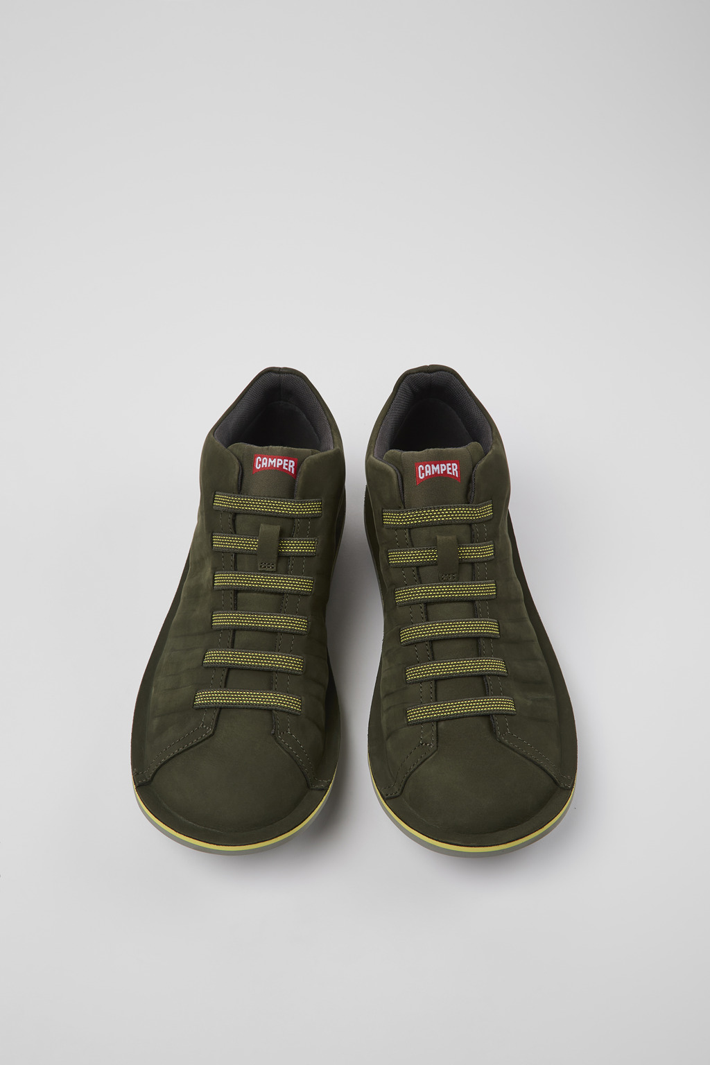 Beetle Green nubuck sneakers - Image 4