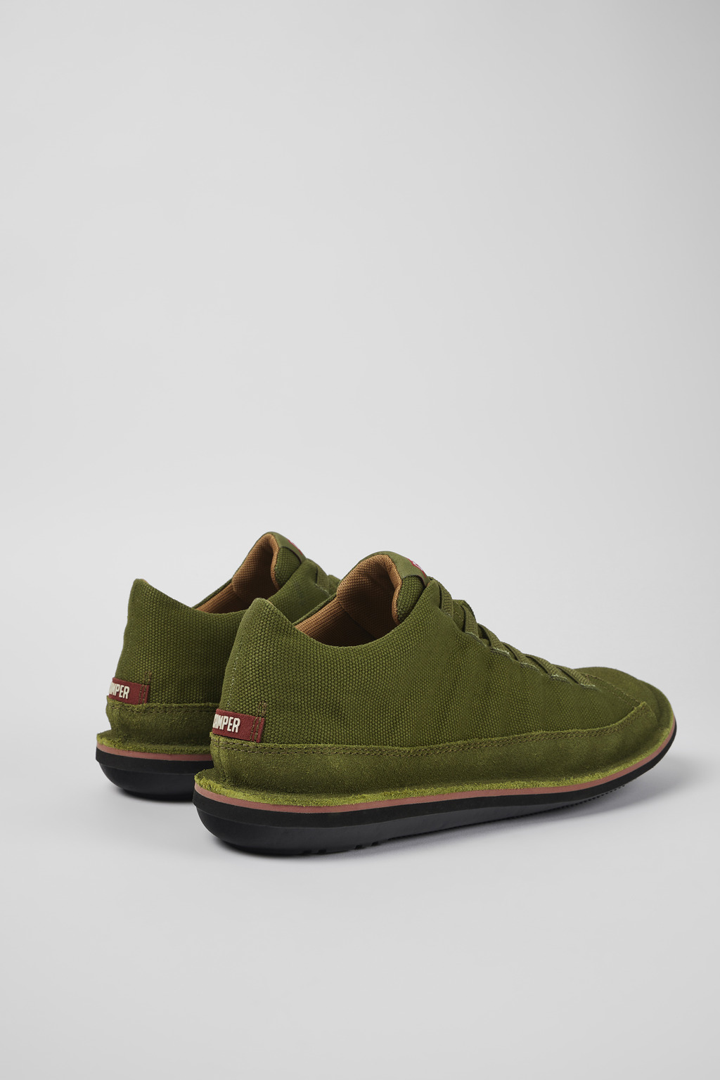 Beetle Green Textile/Nubuck Basket Bootie for Men - Image 3