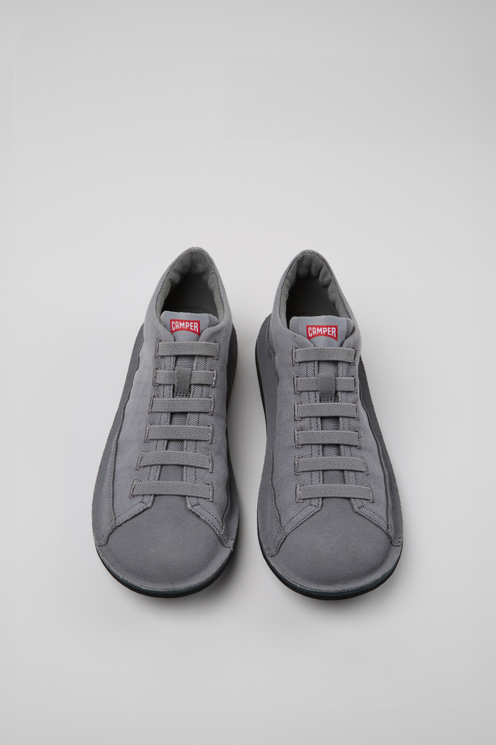 Beetle Gray Recycled Cotton and Nubuck Men's Ankle Boots. - Image 4