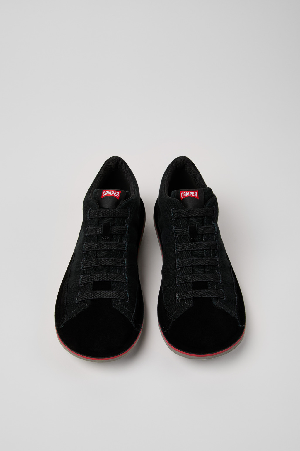 Beetle Black Textile and Nubuck Leather Ankle Boots for Men. - Image 4