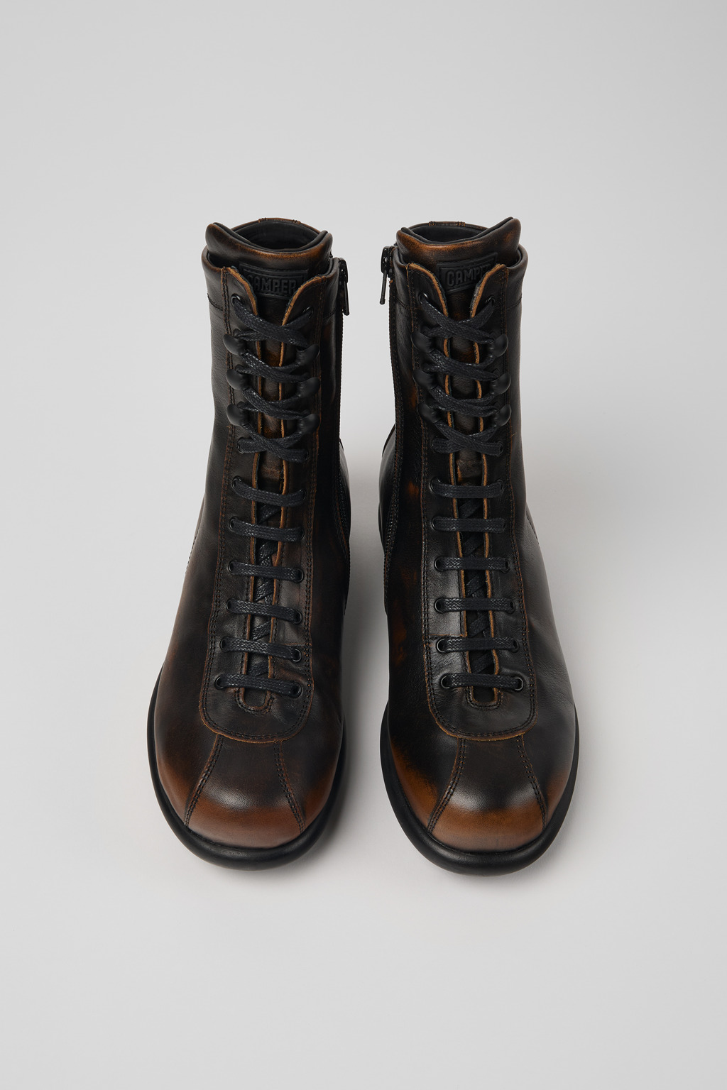 Pelotas Bi-color Leather Boots for Women - Image 4