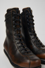 Pelotas Bi-color Leather Boots for Women