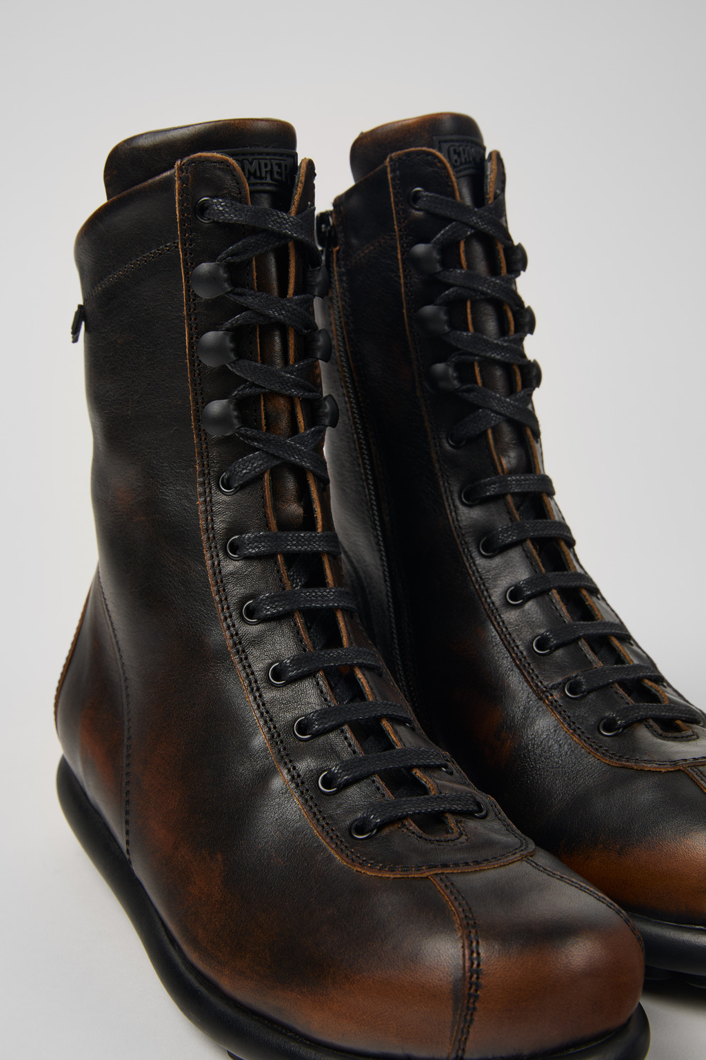 Pelotas Bi-color Leather Boots for Women