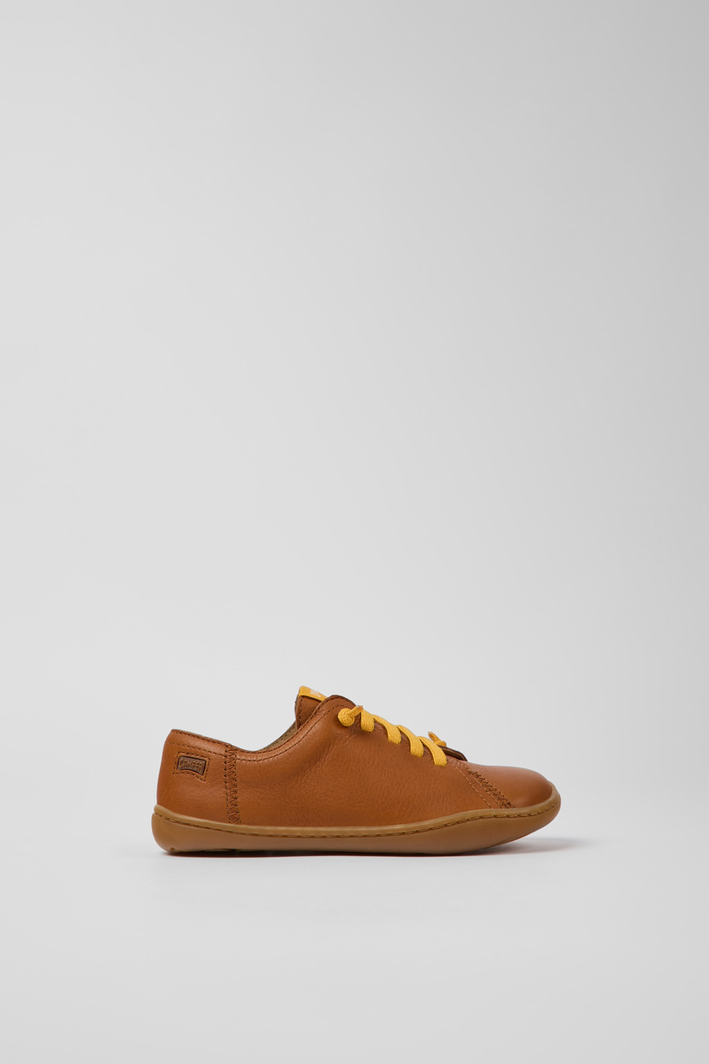 Peu Brown leather shoes for kids - Image 2