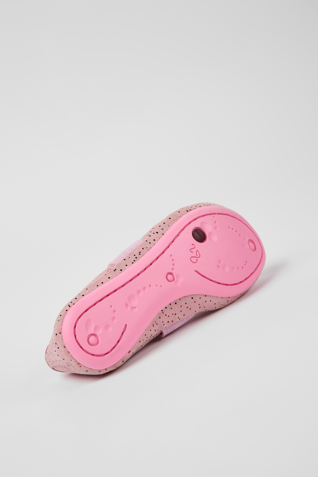 Right Pink nubuck ballerinas for kids - Image 5