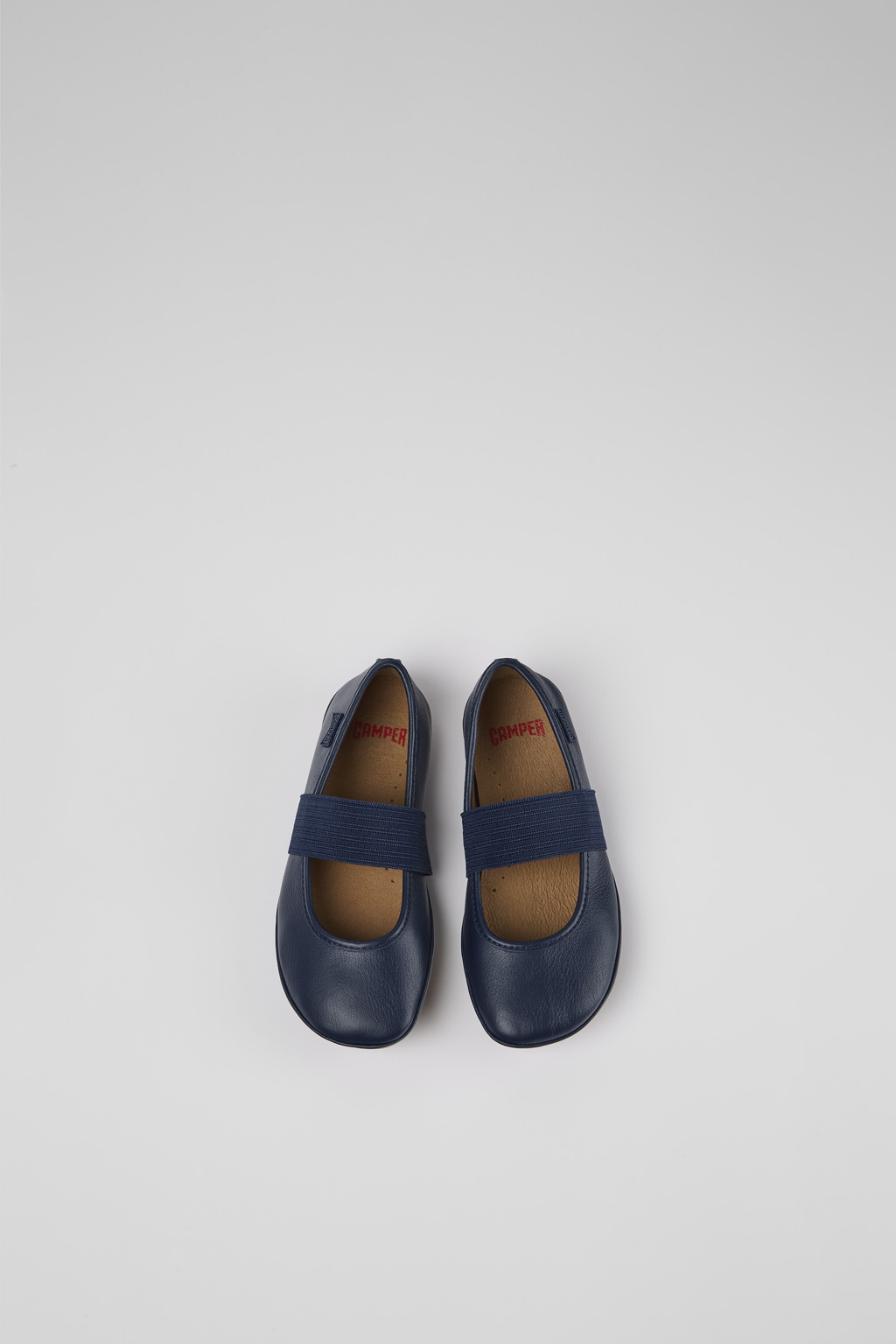 Right Blue Leather Ballerina - Image 4