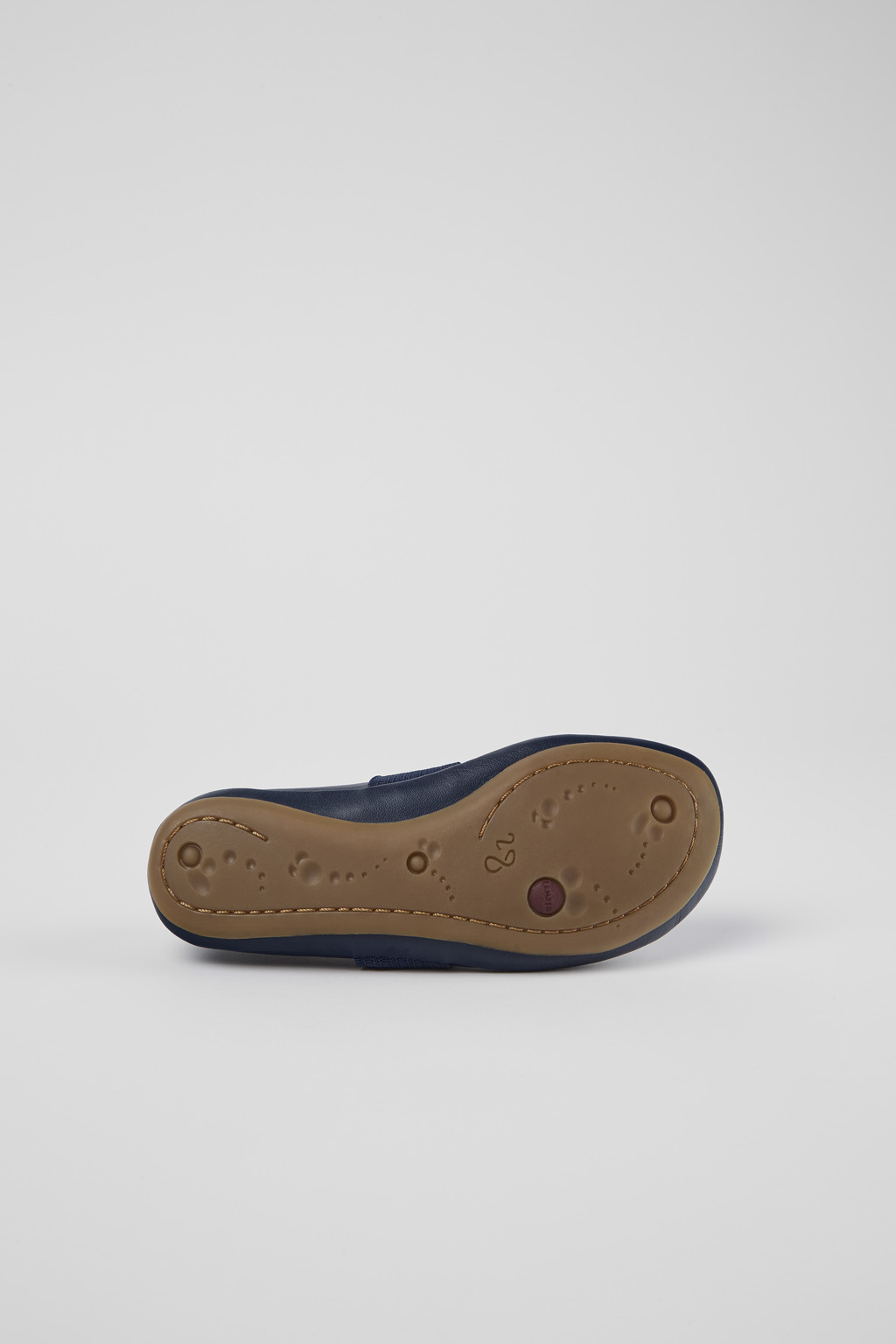 Right Blue Leather Ballerina - Image 5