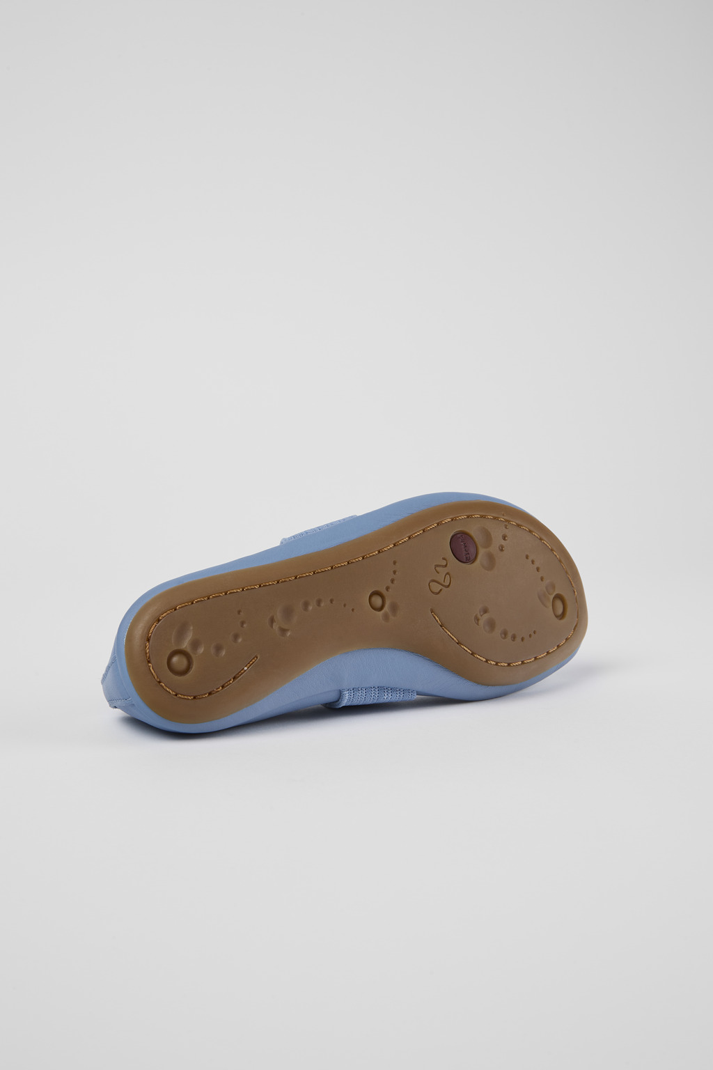 Right Blue Leather Ballerina - Image 5