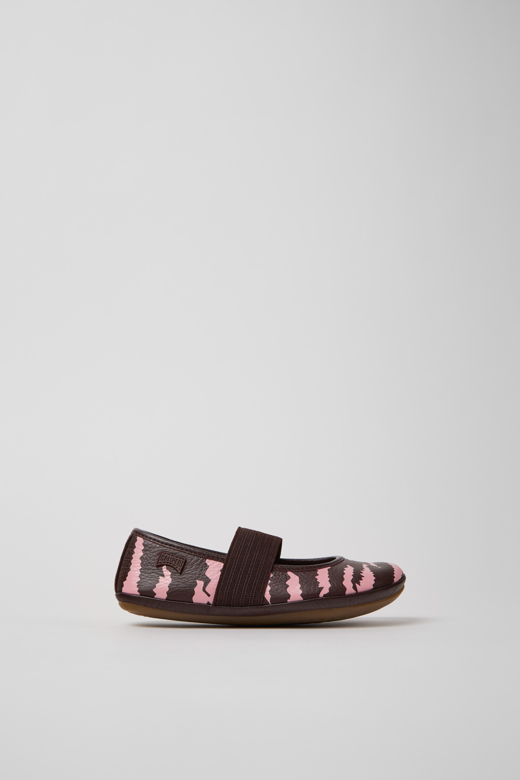 Twins Multicolor Leather Ballerinas for Children. - Image 2