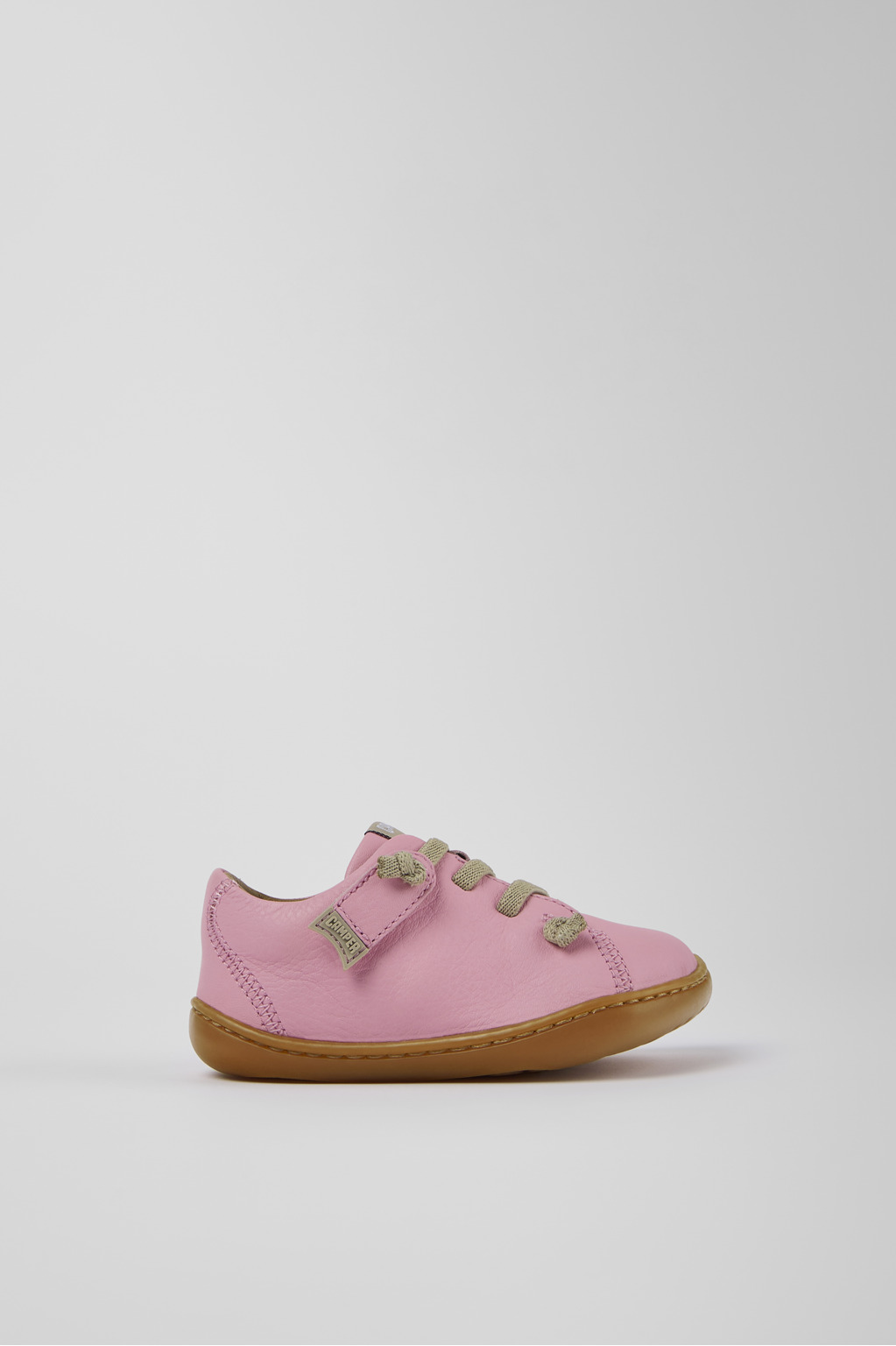 Peu Pink Leather Basket - Image 2