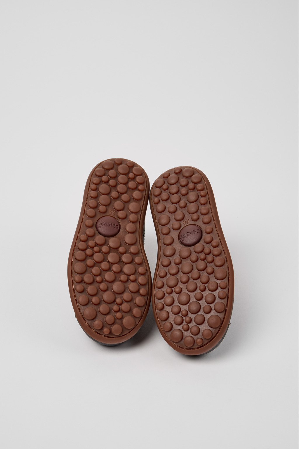 Pelotas Brown Leather and Textile Shoes for Kids. - Image 5