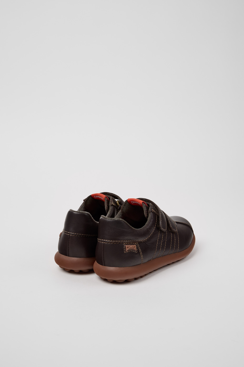 Pelotas Brown Leather and Textile Shoes for Kids. - Image 3