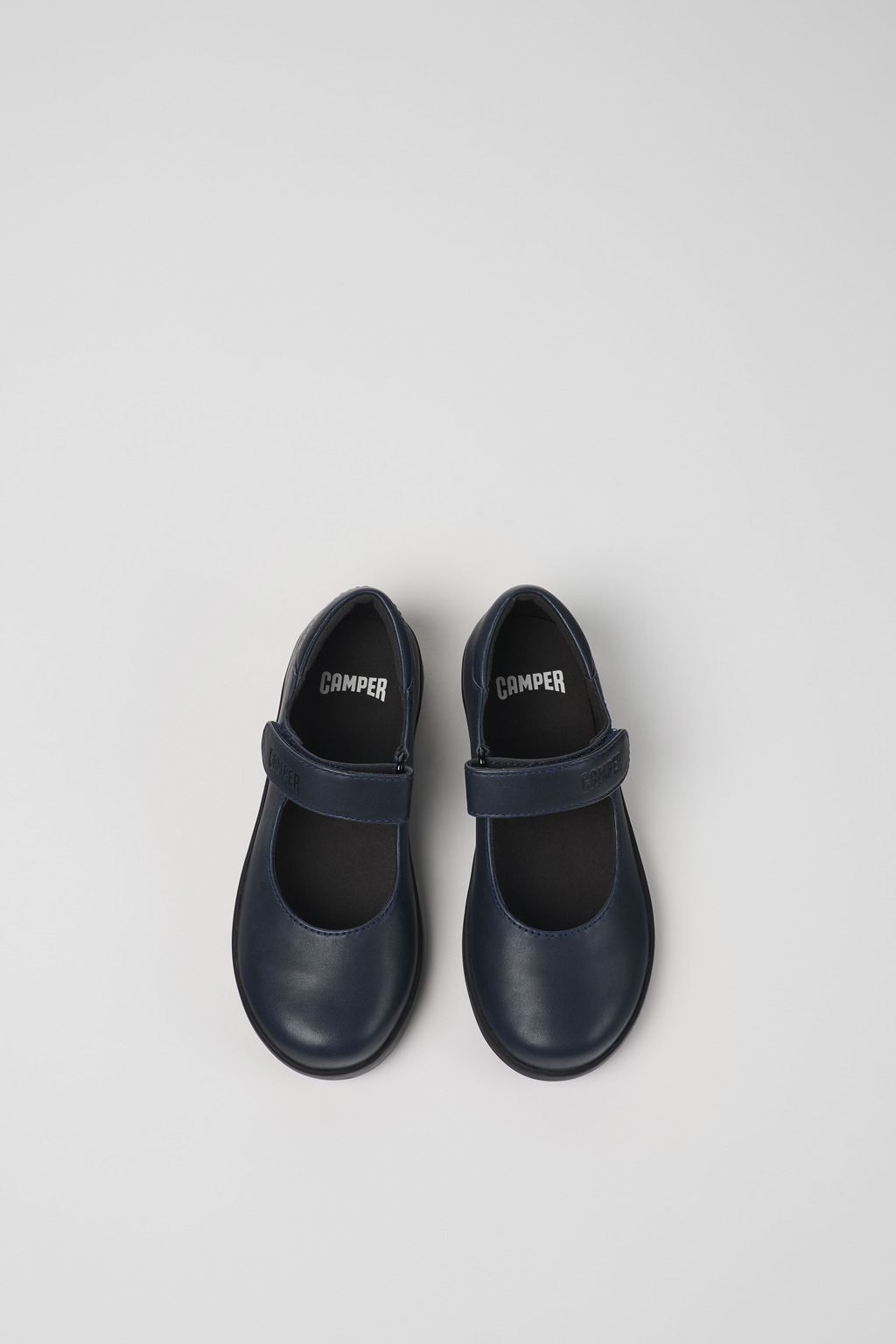 Spiral Comet Navy blue leather shoes for kids - Image 4