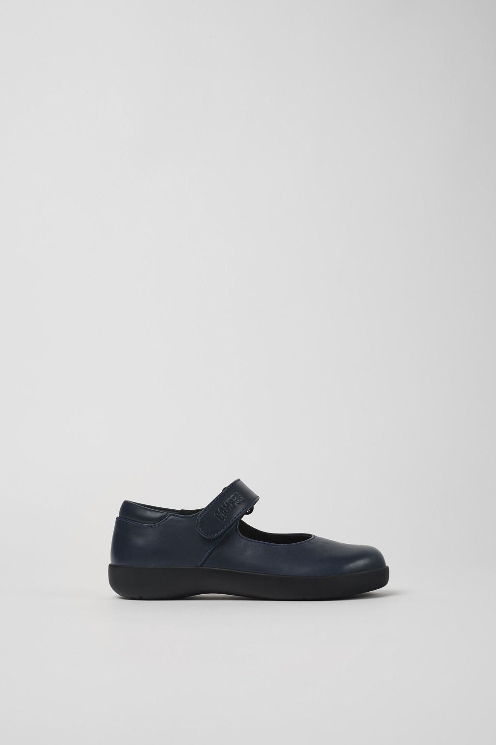 Spiral Comet Navy blue leather shoes for kids - Image 2
