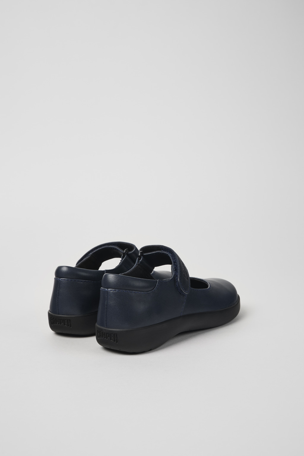 Spiral Comet Navy blue leather shoes for kids - Image 3