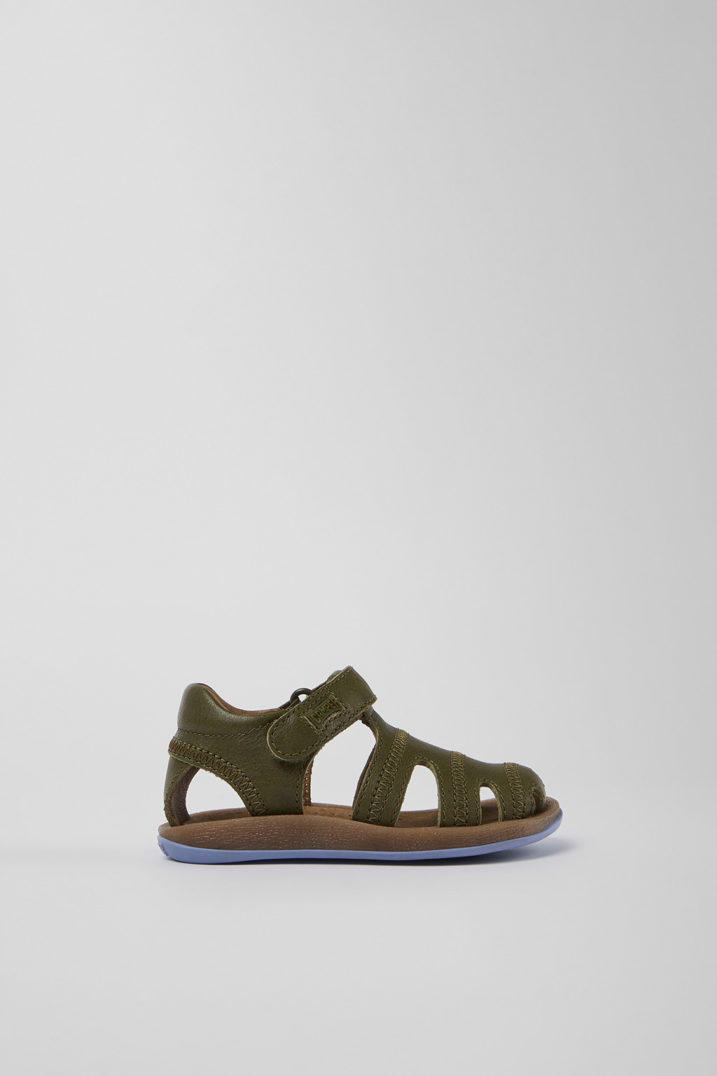 Bicho Green Leather Sandal - Image 2