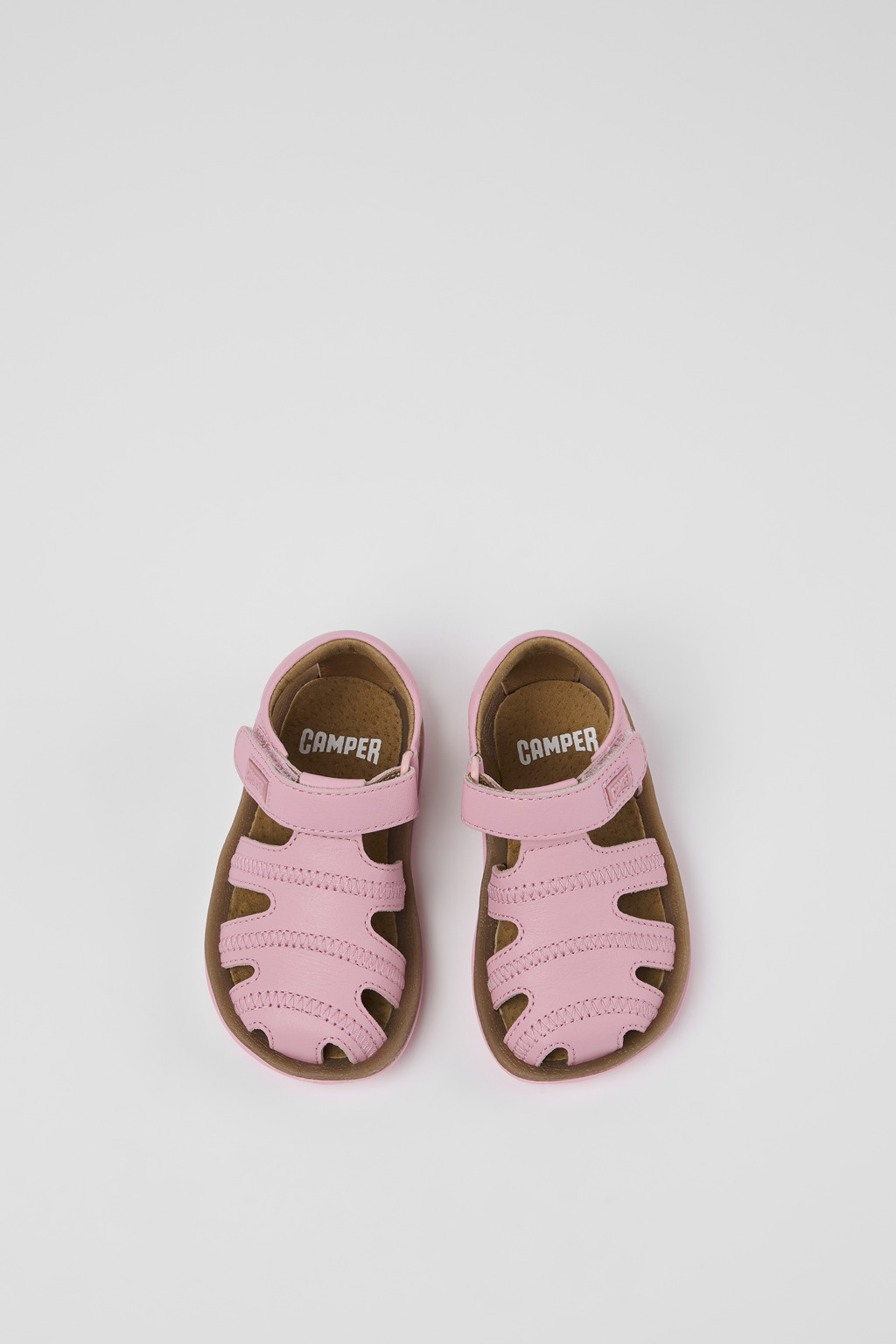 Bicho Pink Leather Sandal - Image 4